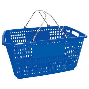 PL-210 \ Корзина пластиковая, 30 л (без пластика на ручках) – купить