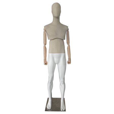 Atelier M-03 \ Манекен мужской (с подвижным торсом, деревянными руками) Atelier M-03 \ Манекен мужской (с подвижным торсом, деревянными руками)