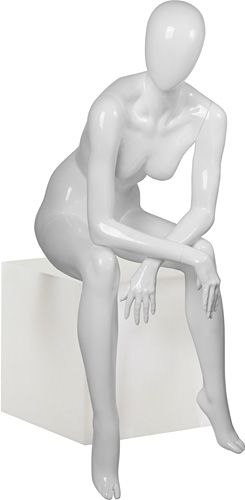 Купить от производителя Glance 09 WH \ Манекен женский, сидячий Glance 09 WH \ Манекен женский, сидячий