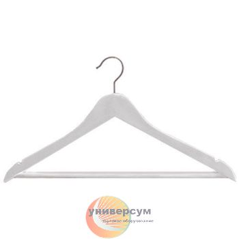 Вешалки-плечики для одежды деревянные (с перекладиной)